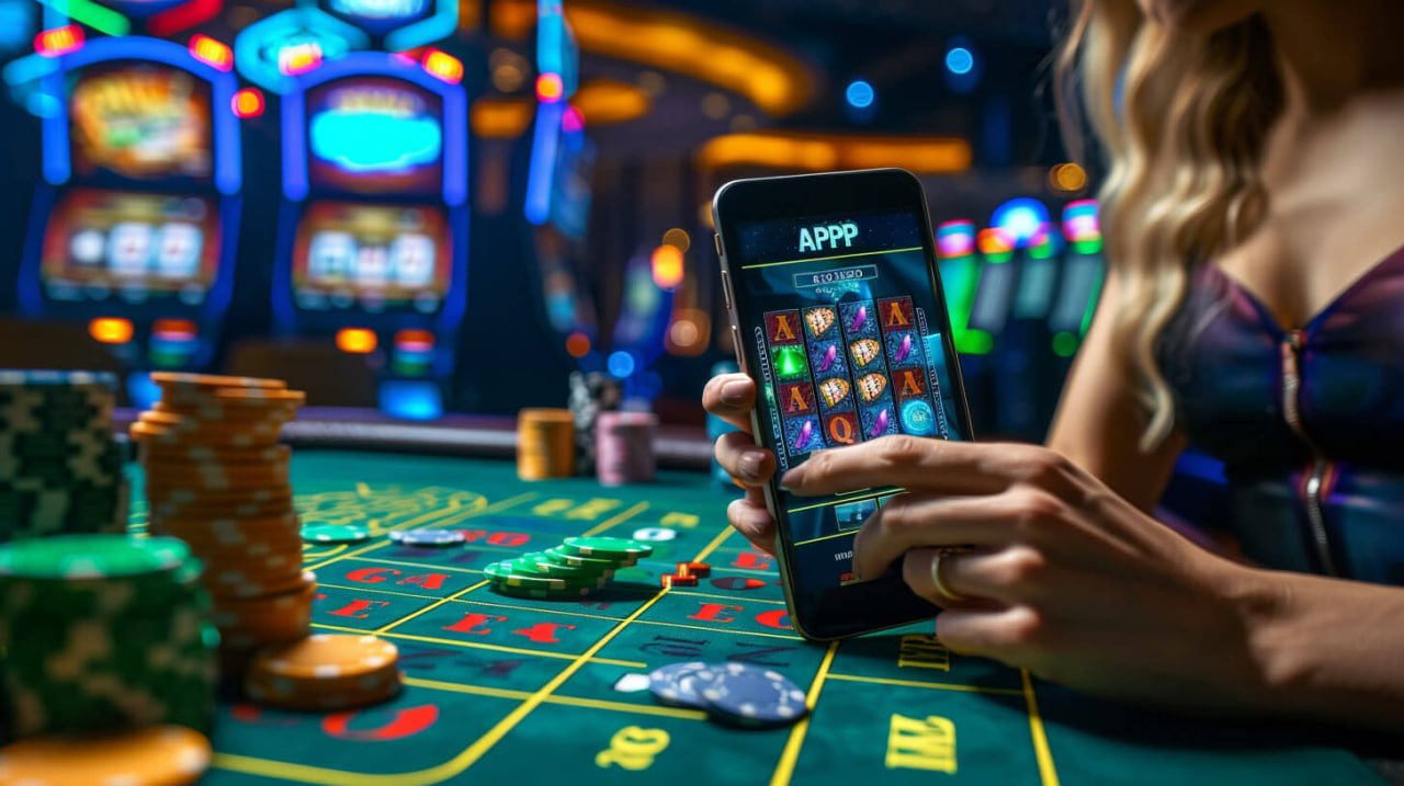 Fitur aplikasi Menang888 tampilan lobby slot live casino dan penarikan dana terintegrasi di smartphone